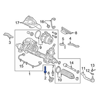 Honda OE - Rack and Pinion Bolt