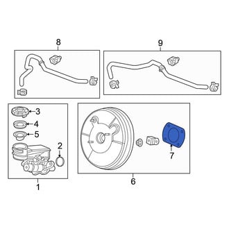 Honda OE - Power Brake Booster Gasket