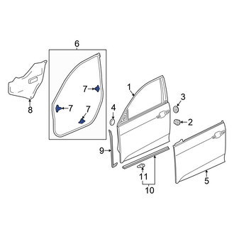 Honda OE - Door Seal Clip