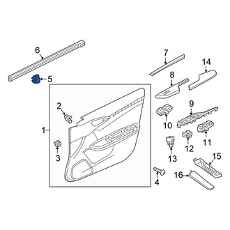 Honda OE - Inner Interior Door Handle Grommet