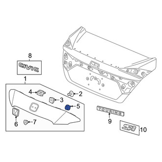 Honda OE - Spoiler Clip