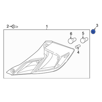 Honda OE - Tail Light Grommet