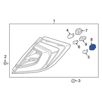 Honda OE - Rear Turn Signal Light Socket
