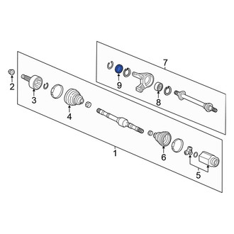 Honda OE - CV Axle Shaft Seal