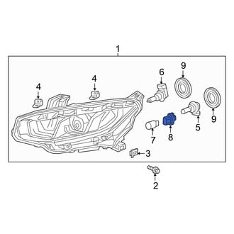 Honda OE - Rear Tail Light Socket