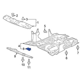 Honda OE - Radiator Support Splash Shield Nut