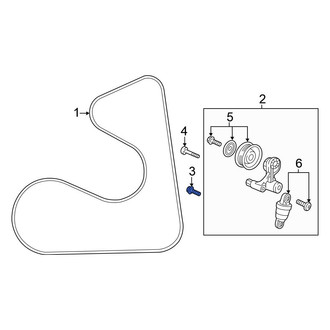 Honda OE - Belt Tensioner Bolt
