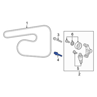 Honda OE - Belt Tensioner Bolt