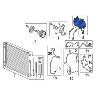 Honda OE - A/C Compressor