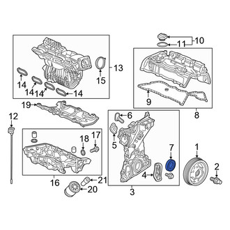 Honda OE - Rear Engine Crankshaft Seal