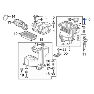 Honda OE - Sliding Door Glass Bolt