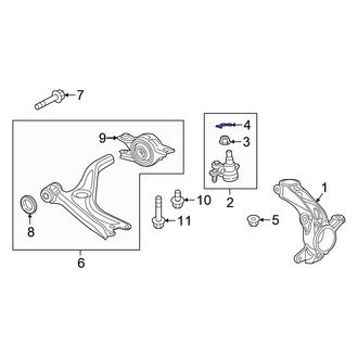 Honda OE - Suspension Ball Joint Lock Pin
