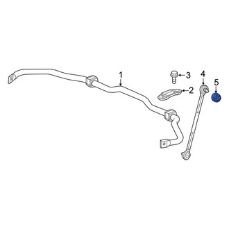 Honda OE - Front Suspension Stabilizer Bar Link Nut