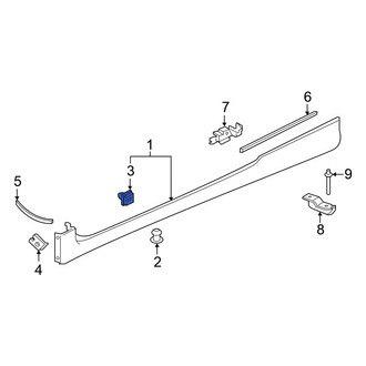 Honda OE - Rocker Panel Molding Clip