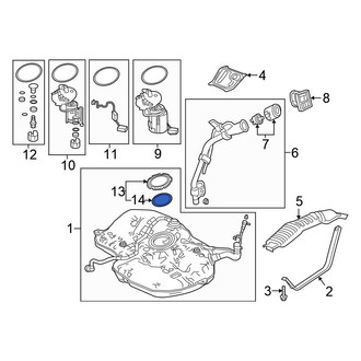 Honda OE - Fuel Pump Tank Seal