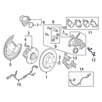 Honda OE - Front Upper Disc Brake Anti-Rattle Clip