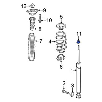 Honda OE - Suspension Shock Absorber Nut
