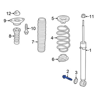 Honda OE - Suspension Shock Absorber Bolt