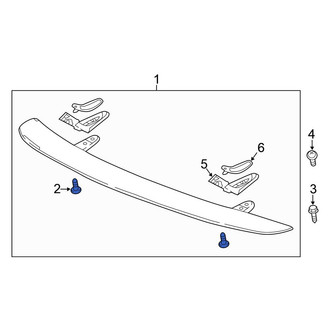 Honda OE - Grille Emblem Screw