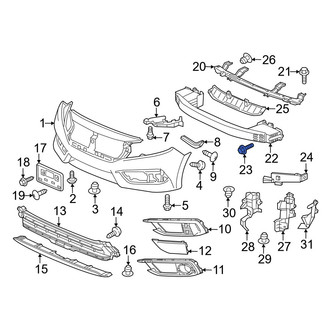 Honda OE - Bumper Impact Bar Bolt