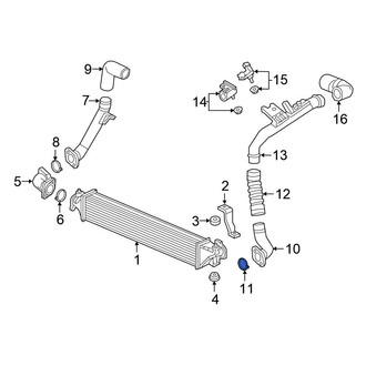 Honda OE - Intercooler Pipe Gasket