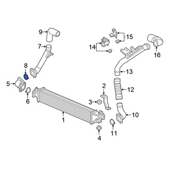 Honda OE - Intercooler Pipe Gasket