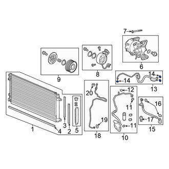 Honda OE - A/C Refrigerant Line O-Ring