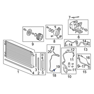 Honda OE - A/C Refrigerant Line O-Ring