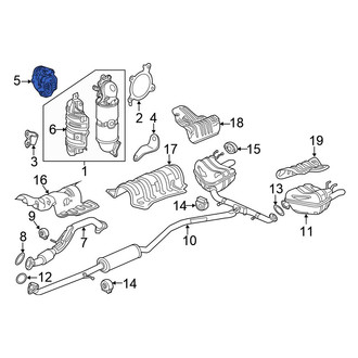 Honda OE - Upper Catalytic Converter Heat Shield