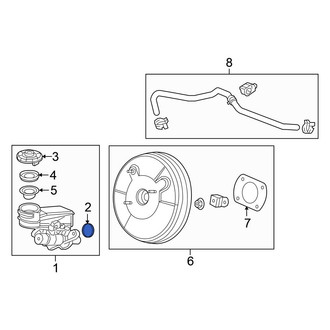 Honda OE - Power Brake Booster Seal