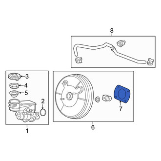 Honda OE - Power Brake Booster Gasket