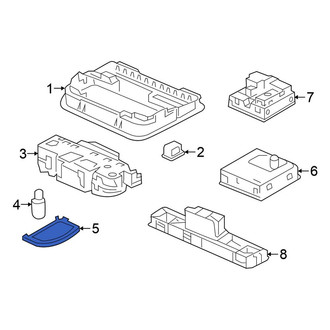Honda OE - Left Map Light Lens