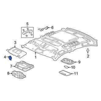 Honda OE - Sun Visor Holder