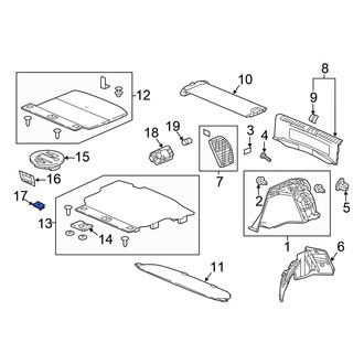 Honda OE - Rear Tie Down Hook