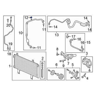 Honda OE - A/C Service Valve Cap