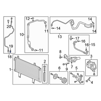 Honda OE - A/C Refrigerant Line O-Ring