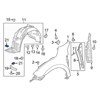 Honda OE - Fender Liner Nut