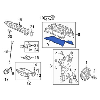 Honda OE - Engine Valve Cover Gasket