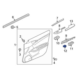 Honda OE - Front Door Mirror Switch