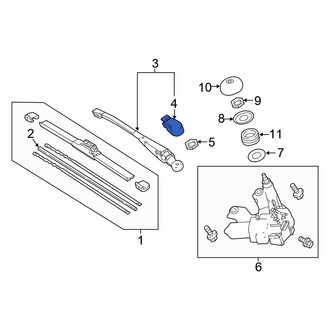 Honda OE - Wiper Arm Cap
