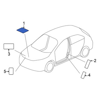Honda OE - A/C System Information Label