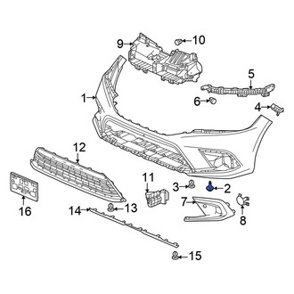 Honda OE - Bumper Cover Bolt
