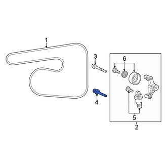 Honda OE - Belt Tensioner Bolt