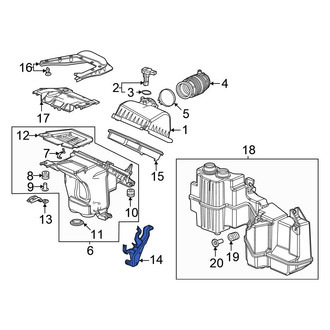 Honda OE - Air Cleaner Bracket
