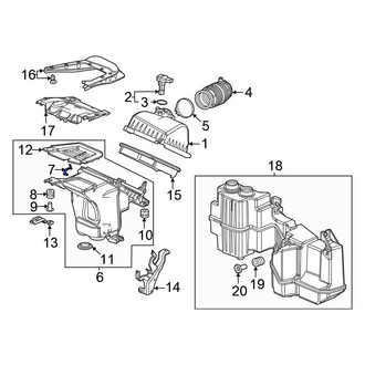 Honda OE - Air Filter Housing Clamp
