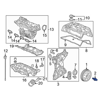 Honda OE - Engine Crankshaft Pulley Bolt