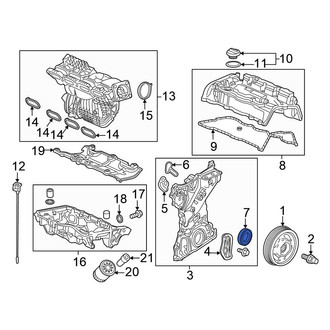 Honda OE - Rear Engine Crankshaft Seal