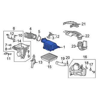 Honda OE - Upper Air Filter Housing