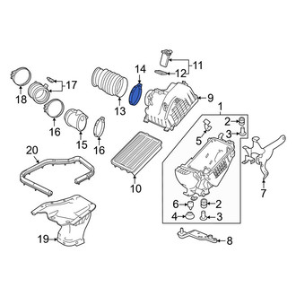 Honda OE - Engine Air Duct Clamp