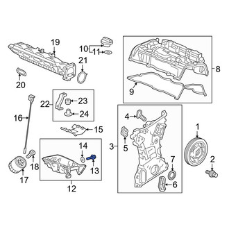 Honda OE - Engine Oil Drain Plug